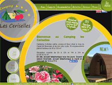 Tablet Screenshot of campingceriselles.com